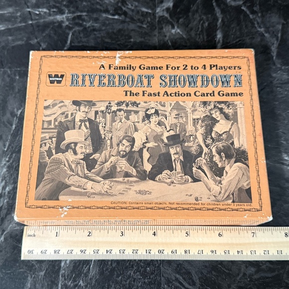 WHITMAN 1976 Riverboat Showdown Game - Picture 3 of 12